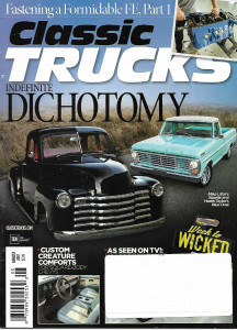 CLASSIC TRUCKS 2017 AUG -'67 FORD RANGER, '52 CHEVY, '48 STUDEBAKER M5, '67 GMC